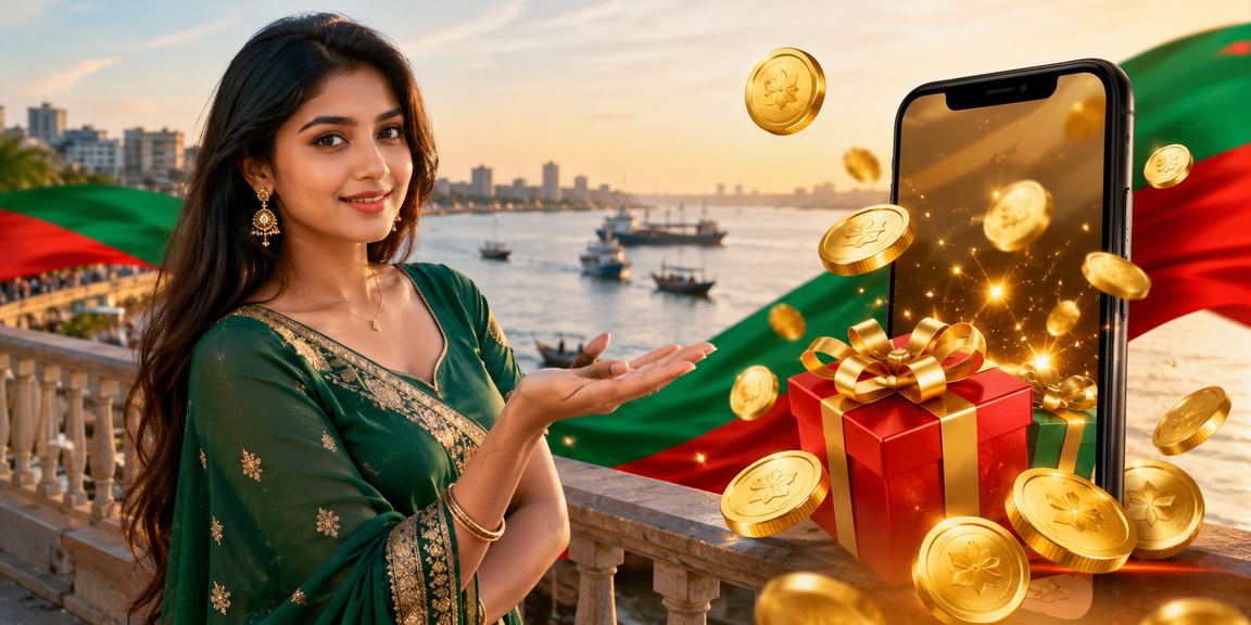 চট্টগ্রামে মোবাইলে ভিআইপি বোনাস চেক করছেন একজন ব্যবহারকারী