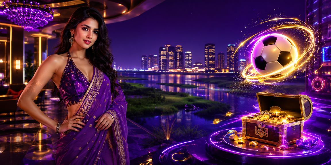 ঢাকায় নিয়ন আলোয় ফুটবল বেটিং উপভোগ করছেন একজন ব্যবহারকারী